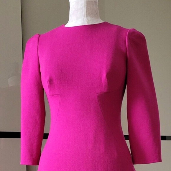Dolce & Gabbana Dress**Wool blend*Size 38 Fuchsia - Picture 1 of 6